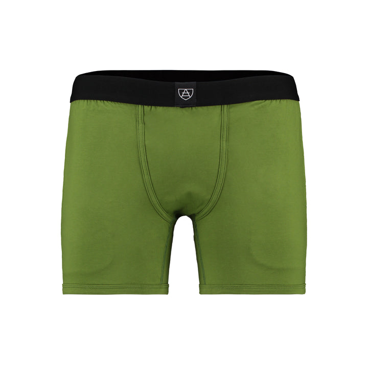 Genderneutrale boxershorts met zakken - Groen