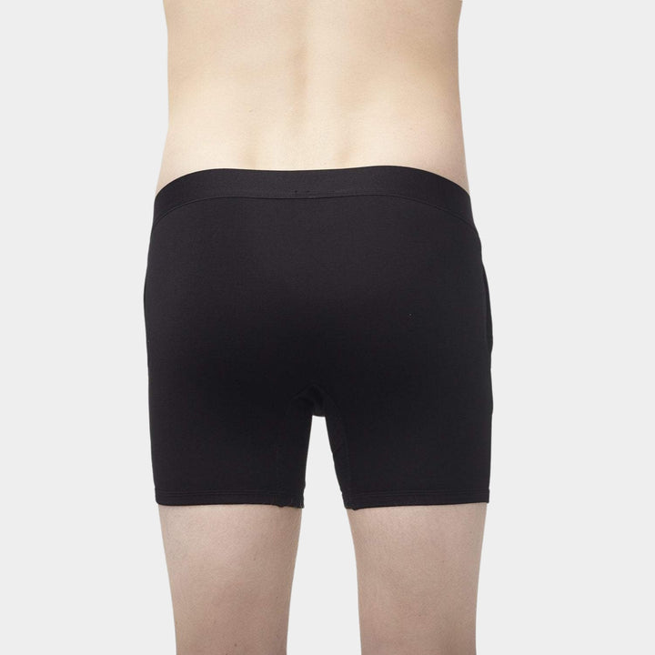 Gender-Neutral Boxers With Pockets - Black - Paxsies