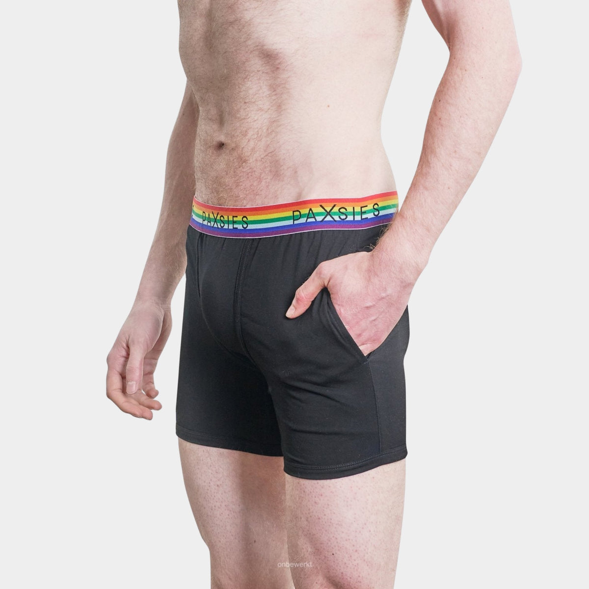Gender-Neutral Boxers With Pockets - Grey