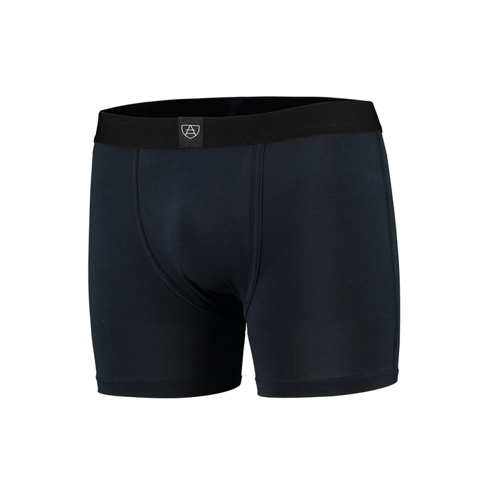 Genderneutrale boxershorts met zakken - marineblauw