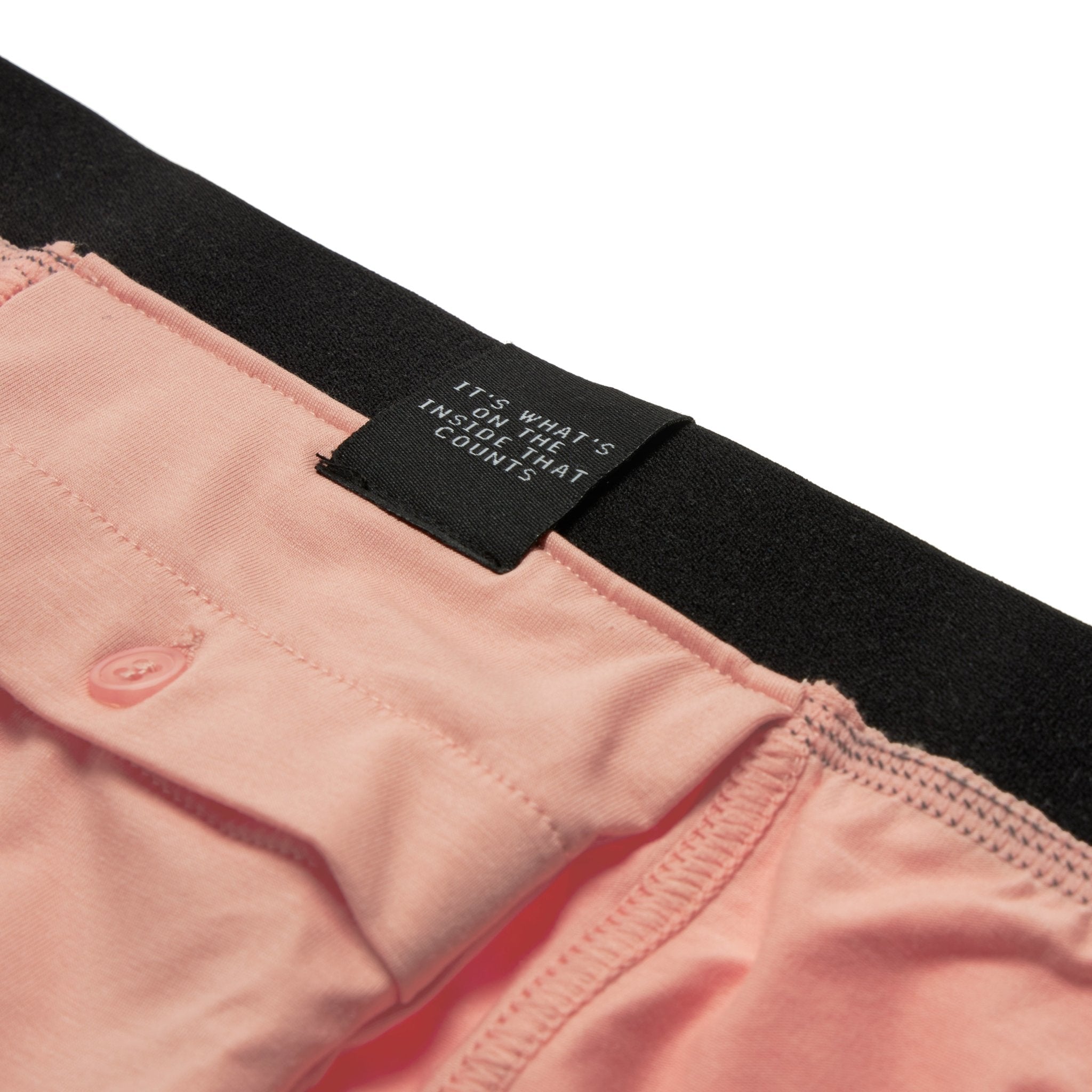 Salmon Pink All-In-One Packing Boxers